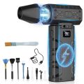 Turbo Fan 130000RPM Handheld Blower 100 Gears Brushless Motor Turbo for Camping/Car Cleaning/Dust Removal. 