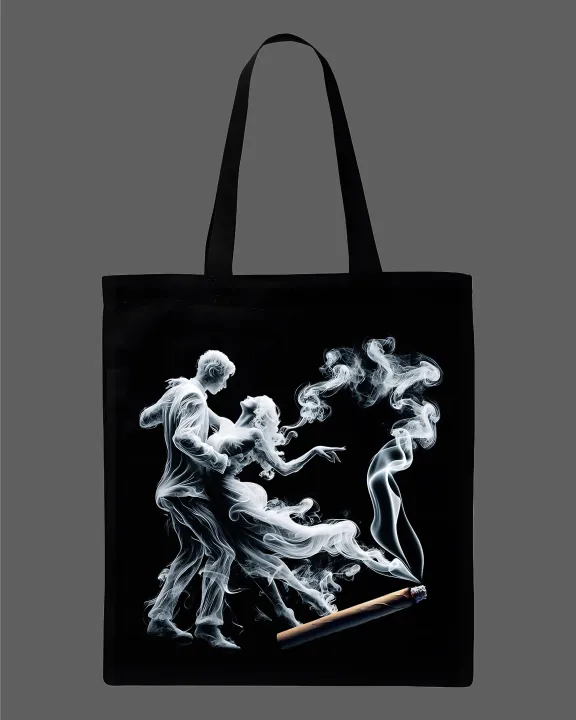 Heart%20Smoke%20Dancing%20Couple%20Printed%20Tote%20Bag%E2%80%93%20Black%20&%20White%20-%20Image%203