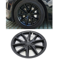 For Model 3 Wheel Cover Style Wheel 18 Inch Hub Cap Trim Car Accessories - Matte Black. 