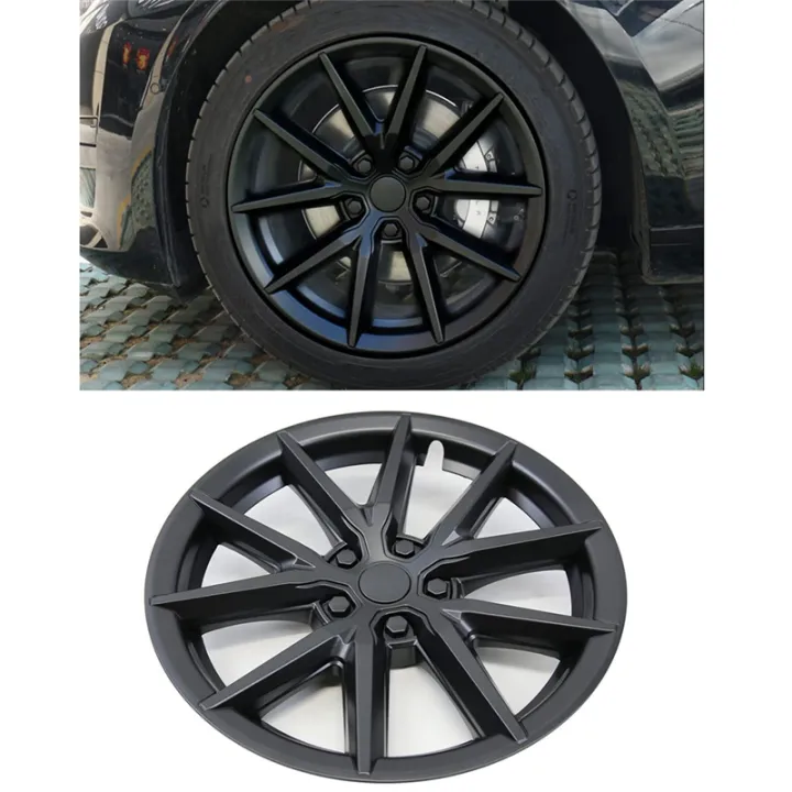 For%20Model%203%20Wheel%20Cover%20Style%20Wheel%2018%20Inch%20Hub%20Cap%20Trim%20Car%20Accessories%20-%20Matte%20Black%20-%20Image%207