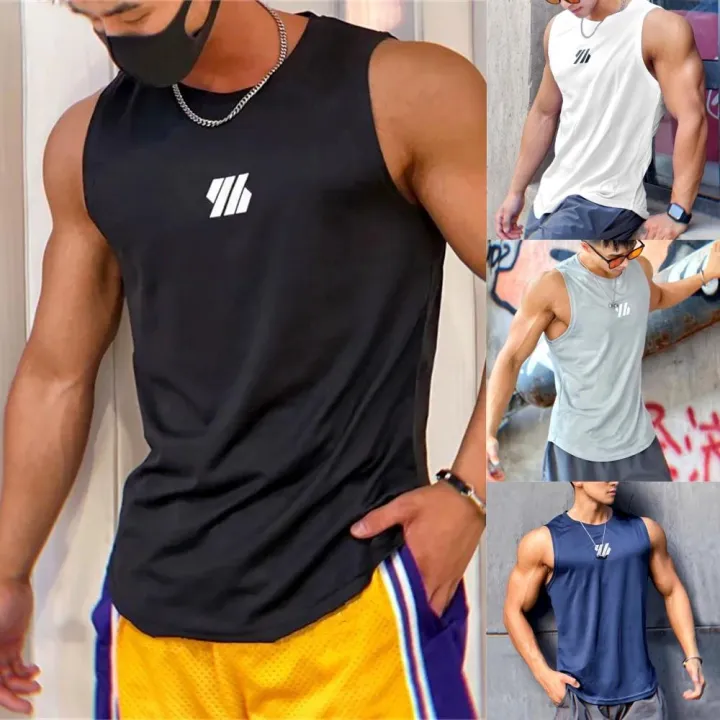 Comfort%20Fit%20Men's%20Tank%20Top%20Breathable%20Mesh%20Lightweight%20Gym%20Vest%20High%20Quality%20Speed%20Dry%20Sleeveless%20T-shirt%20for%20Summer%20Wear%20Basketball%20Apparel%20Running%20Gear%20Fitness%20Clothing%20Male%20Athletes%20-%20Image%203