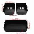 Hot Rectangle Silicone for Ninja DZ071/AF500UK Basket Replacement Dishwasher Safe Air Fryer Liners. 
