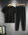 Soft Cotton T-shirt And Jogger Set For Men - Fashion | T-Shirts For Men | Men's Wear | Men's T-Shirts |. 