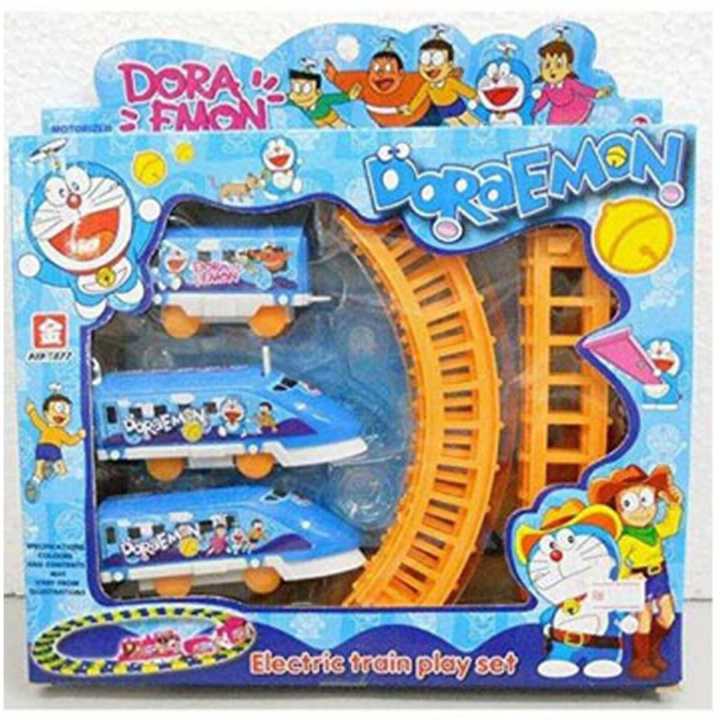 Electric Toy Train For Kids - Doremon Train Set