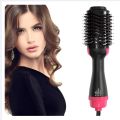One Step Portable Salon Electric Blow Hair Curler Dryer and Styler Comb Oval Hot Air Brush Straightener Volumizer with Ionic Technology for Women. 