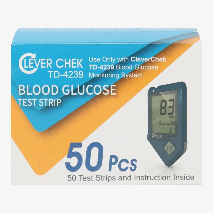 Clever%20Check%20Glucometer%20Strips%20(Td4239),%2050%20Strips%20-%20Image%202