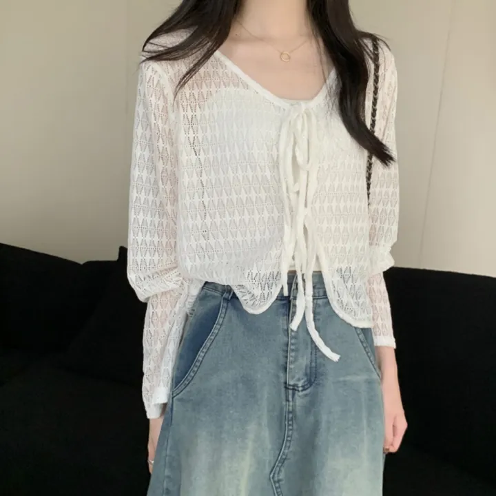 Soft%20Transparent%20Mesh%20Cardigan%20Shirt%20Beach%20Crochet%20Sweater%20Hollow%20Sun%20Protection%20Cardigan%20Tops%20Lace%20Up%20Knit%20Lace%20Small%20Shawl%20Jacket%20Summer%20-%20Image%208