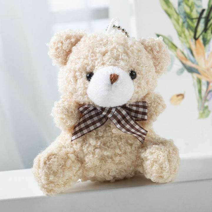 Cute%20Plush%20Bear%20Keychain%20Fashionable%20Creative%20Soft%20Plush%20Cartoon%20Doll%20Charm%208cm%20Miniature%20Bag%20Pendant%20for%20Lady%20Fashion%20Gift%20Item%20Car%20Decor%20Bag%20Accessorizing%20Children's%20-%20Image%203