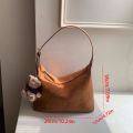 Cute Handbag Suede Shoulder Bag Solid Color Large Capacity Hobo Bag Fashion Ladies Crossbody Bag Autumn and Winter. 