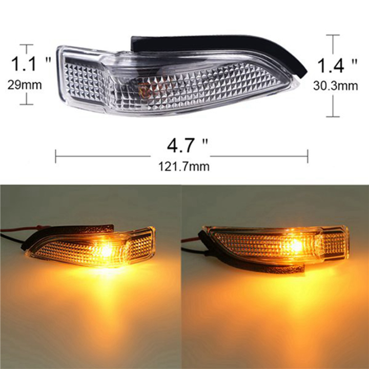 OYPFXMI%202X%208173052100%20Front%20Right%20Rearview%20Side%20Mirror%20Turn%20Signal%20Indicator%20Light%20for%20Yaris%20Prius%20C%20-%20Image%202