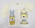 Cotton Thai Set Full Sleeve T-shirt With Short Summer Dress For Newborn 0-3Months Suja Sansar. 