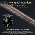 Sutuiying New Anrushide KZ Headphone Cord High-Purity Copper Cube Mixed Upgrade Cable Earphone 【2025 Version】 Wire Original Replacement KZ ZST ZSR ZSN Pro Headset Wire. 