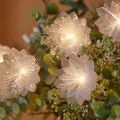 New Year Gifts LED Fiber Optic Flower String Lights Flash Double Layered Fairy Lamps Battery Powered .5M/3M Christmas Tree Flower Lights Outdoor. 