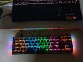 K71 Hotswappable Keyboard RGB Rainbow Mechanical Gaming Keyboard 71 Keys Detachable Cable - Hotswappable Blue Switch. 