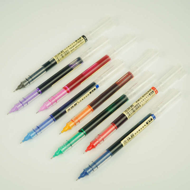 Dianshi%20DS-904%20Gel%200.5%20Full%20Needle%20Tube%20Direct%20Liquid%20Colorful%20Student%20Journal%20Rollerball%20Pen%20-%20Image%203