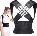 Back Posture Correction Belt, Breathable Lumbar Support Adjustable Sitting Posture Correction Strap, Comfy Brace Posture Corrector For Men And Women. 