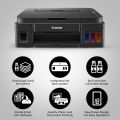 Canon Pixma G2010 All-in-One ( Print, Scan, Copy )  Ink Tank Color Printer. 