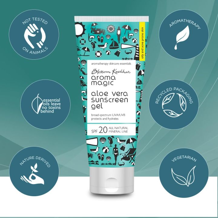 Blossom%20Kochhar%20Aroma%20Magic%20Aloe%20Vera%20Sunscreen%20Gel%20with%20SPF%2020%20for%20Oily%20&%20Acne-Prone%20Skin%20-%20100%20ml%20-%20Image%204