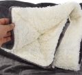 Premium Luxury Ultimate Super Soft Reverse Sherpa Throw Blanket - King Size. 