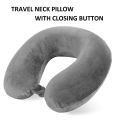 Washable Neck Pillow - Ideal for Car, Bus, Train, Flight, and Sleeping - Includes Washable Cove. 