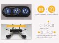 U-Shaped Massage Pillow,Portable Neck Massager U-Shaped Memory Foam Electric Neck Massage to Relieve Muscle Pain. 