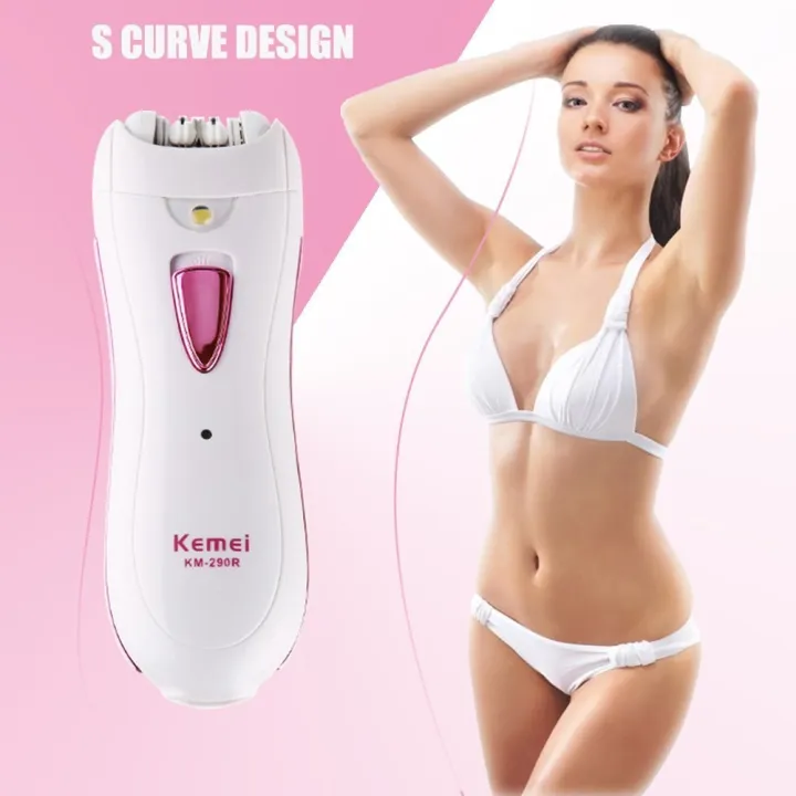 Kemei%20Km-290R%20Rechargeable%20Women%20Epilator%20Shaver%20-%20Image%203
