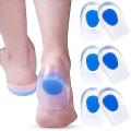 Unisex Silicone Gel Heel Pad Protector Insole Cups For Heel Swelling Pain Relief Foot Care Support Cushion Shock Absorbing Clinically Proven. 