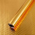 Fresh Aluminum Foil Stickers Roll Golden, Oil Proof, Kitchen Backsplash Wallpaper Self-Adhesive Wall Sticker Anti-Mold and Heat Resistant for Walls Cabinets Drawers and Shelves - Golden. 