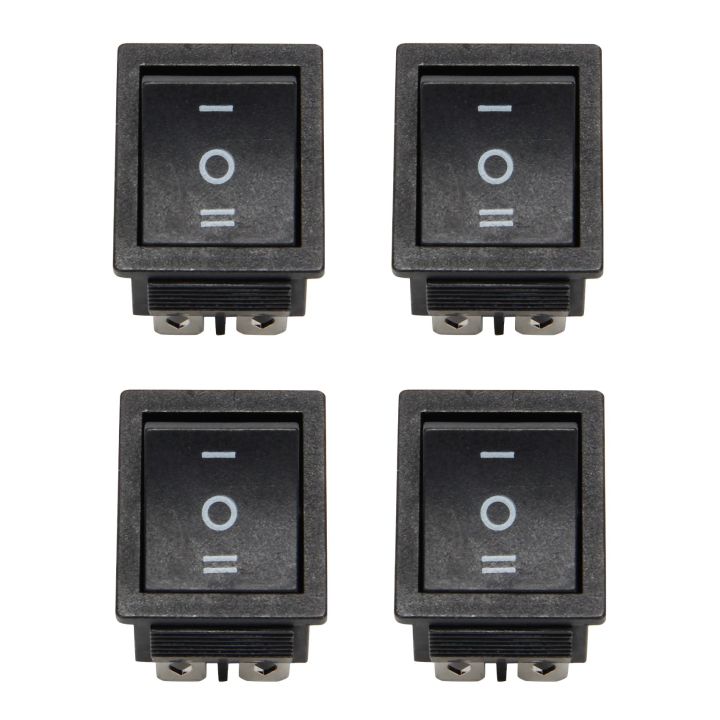 (GGBR) 4X 6-Terminals 3 Position ON/OFF/ON DPDT Boat Rocker Switch 16A ...