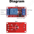 1 Channel Relay Module 12V High and Low Level Trigger Relay Module. 