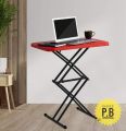 Supreme Scissor Height Adjustable Rectangular Multi - Purpose Contemporary Plastic Folding Table. 
