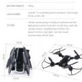Lf609 2.4Ghz 4Ch Fold Drone Rc Drone Altitude Hold Headless Mode One Key Return Rc Rtf. 
