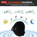 Wireless Bluetooth Music Hat Outdoor Velvet wool hat Headphone Winter Warm Beanie Speaker Removable Cap For Riding Cycling Run. 