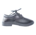 School Black Shoes For Men | Black Leather Solid School Shoes With Rubber Sole For Men | Leather Shoes For Men. 