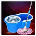 Easy Magic 360° Spin Mop with Bucket Dual Mop Heads (Plastic). 