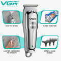 VGR 071 Professional Hair Trimmer Rechargeable For Men | VGR 071 Hair Trimmer Beard Trimmer Kit for Men Cordless Hair Mustache Trimmer Hair Cutting Groomer Kit Precision Trimmer Waterproof USB Rechargeable. 