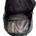 Plain Black Korean School College Bag Travel Backpack for Unisex. 
