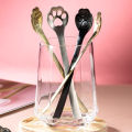 BNproduct Dog Cat Claw Metal Spoon Stainless Steel tea/dessert/ice cream/coffee small Mixing Spoon. 