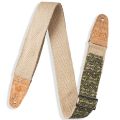 Levy's Leathers MH8P-005 Hemp Guitar Strap with Cork ends - Illuminati Pattern. 