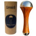 Kansa Wand Face, Body & Foot Massager Foot Massager With Wooden Handle For Detoxification And Deep Relaxation (KANSA WAND). 