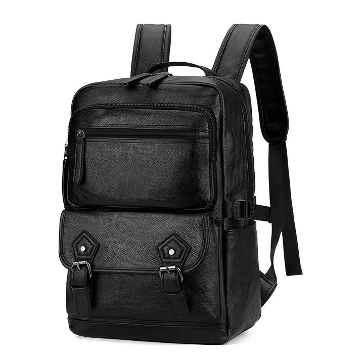 Leather college bags for mens hotsell