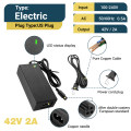 42V 2A Electric Drive Wheel Self Balancing Scooter Hover Board Power Battery Charger Electric Charging(Us Plug). 