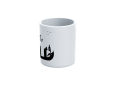 "Into the WILD" Forest Silhouette Printed Ceramic Coffee Mug. 