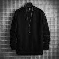 Thin Terry Cotton Summer Men Drop Shoulder Sweatshirt. 