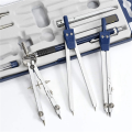27Pc Geometry Set Metal Compass Geometry Precision Tool for Student, Circle Drawing Tool and Architecture Drafting Kits. 