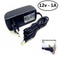 12V 1A Adapter/ Charger AC/DC, SMPS for PC, LCD Monitor, TV, LED Strip, CCTV- 12Volt 1Amp Power Adapter For Gaming Equipment,Piano -Worldwide Adapter AC/DC. 
