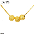 Libei SHOPFashion ShopSphere necklace saudi gold 18k pawnable legit necklace for women buy 1 take 1 -3 bead transfers Chain. 