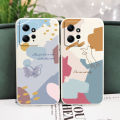 Carry meed Fashion  Morandi Butterfly Phone Case For Xiaomi Redmi Note 13 12 12S 11 11S 10 10T 10S 9 9S 8 Pro Plus 4G 5G Liquid Silicone Cover. 