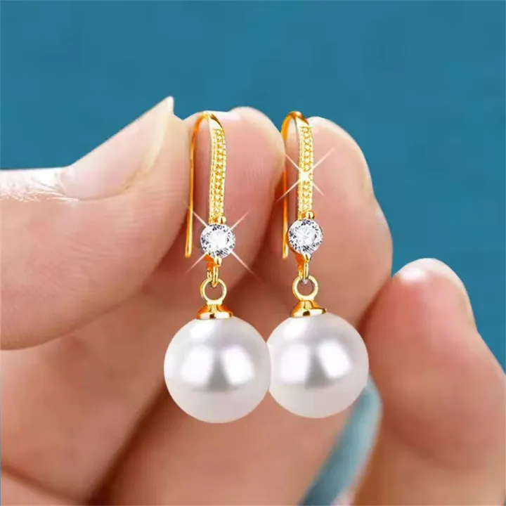 Water%20Drop%20Earrings%20Imitation%20Pearl%20Earrings%20Dangle%20Earrings%20Women's%20Jewelry%20-%20Image%208