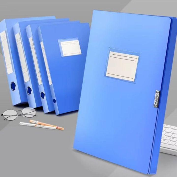 Multifunctional Plastic A4 File Folder 20/35/55/75MM Dustproof Archive ...